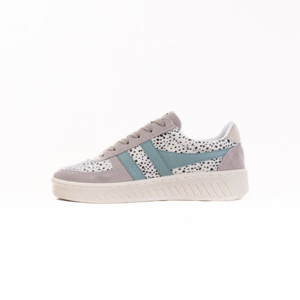Gola Classics Grandslam Savanna Sneakers (Women's) - Cheetah/Feather Grey/Green