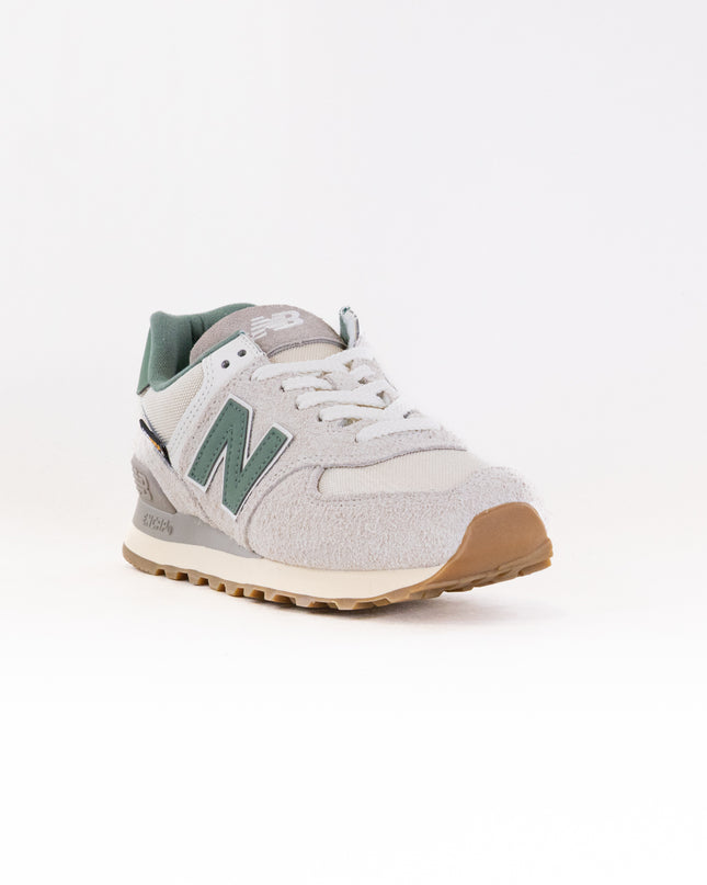 New Balance 574 (Unisex) - Linen/Spruce