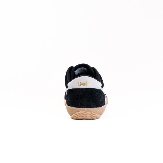 Gola Classics Men's Badminton Suede Plimsoll Sneakers (Men's) - Black/Off White/Gum