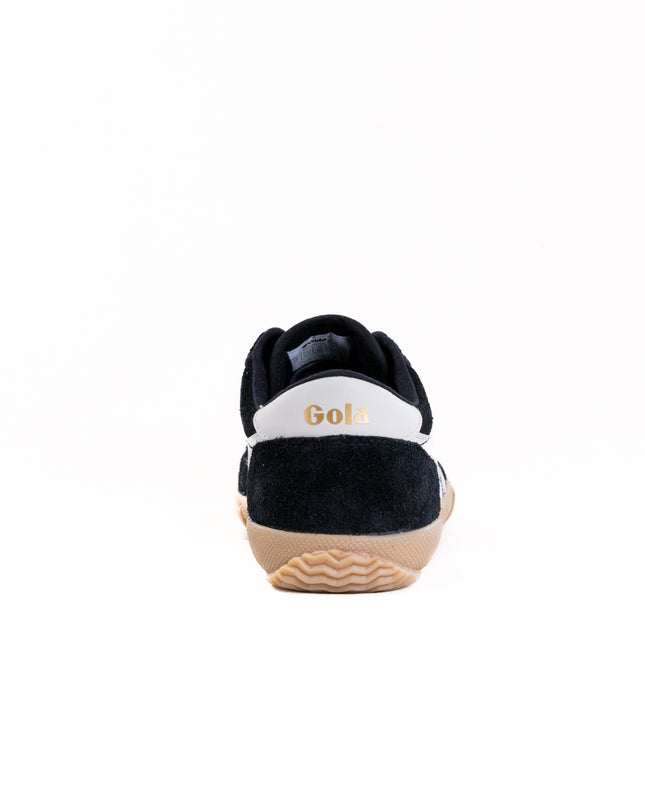 Gola Classics Men's Badminton Suede Plimsoll Sneakers (Men's) - Black/Off White/Gum