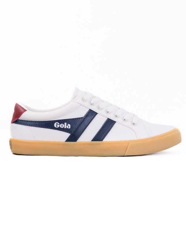 Gola Vegan Classics Men's Varsity Sneakers (Men's) - Off White/ Navy/ Deep Red/ Gum