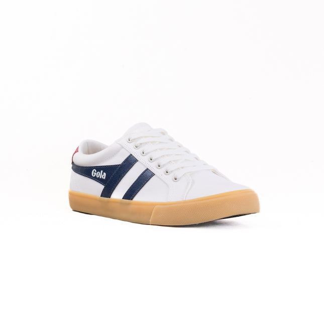 Gola Vegan Classics Men's Varsity Sneakers (Men's) - Off White/ Navy/ Deep Red/ Gum