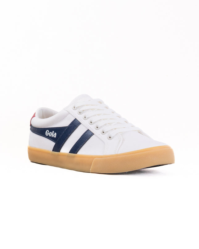 Gola Vegan Classics Men's Varsity Sneakers (Men's) - Off White/ Navy/ Deep Red/ Gum