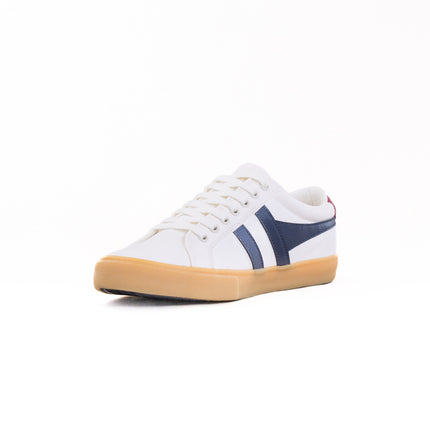 Gola Vegan Classics Men's Varsity Sneakers (Men's) - Off White/ Navy/ Deep Red/ Gum