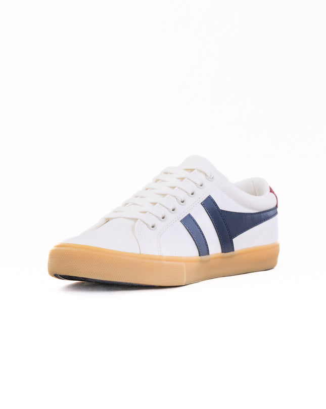 Gola Vegan Classics Men's Varsity Sneakers (Men's) - Off White/ Navy/ Deep Red/ Gum