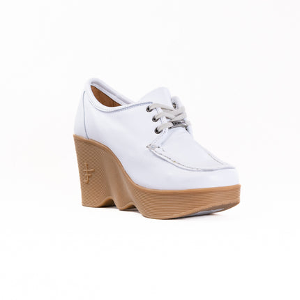 Famolare Square Up (Women's) - Snow Leather