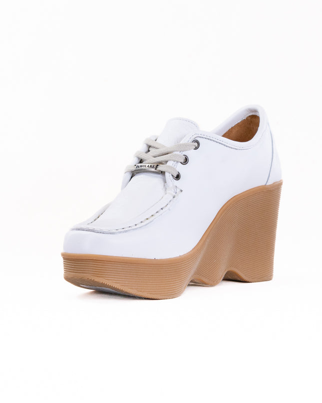 Famolare Square Up (Women's) - Snow Leather