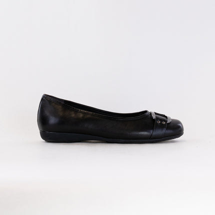 Trotters Sizzle Signature Flat (Women's) - Black Leather