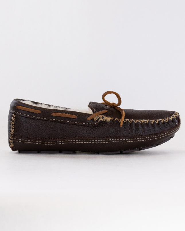 Minnetonka 3752 Moc (Men's) - Chocolate Brown Leather