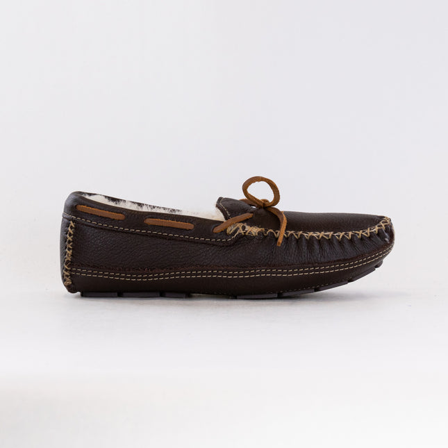 Minnetonka 3752 Moc (Men's) - Chocolate Brown Leather