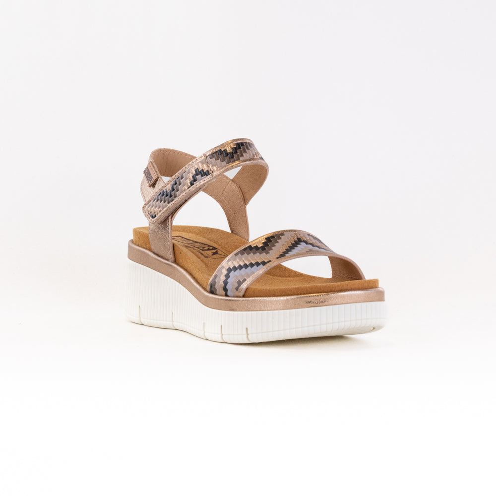 Pikolinos Gomera Pattern Wedge Sandal (Women's) - Champagne