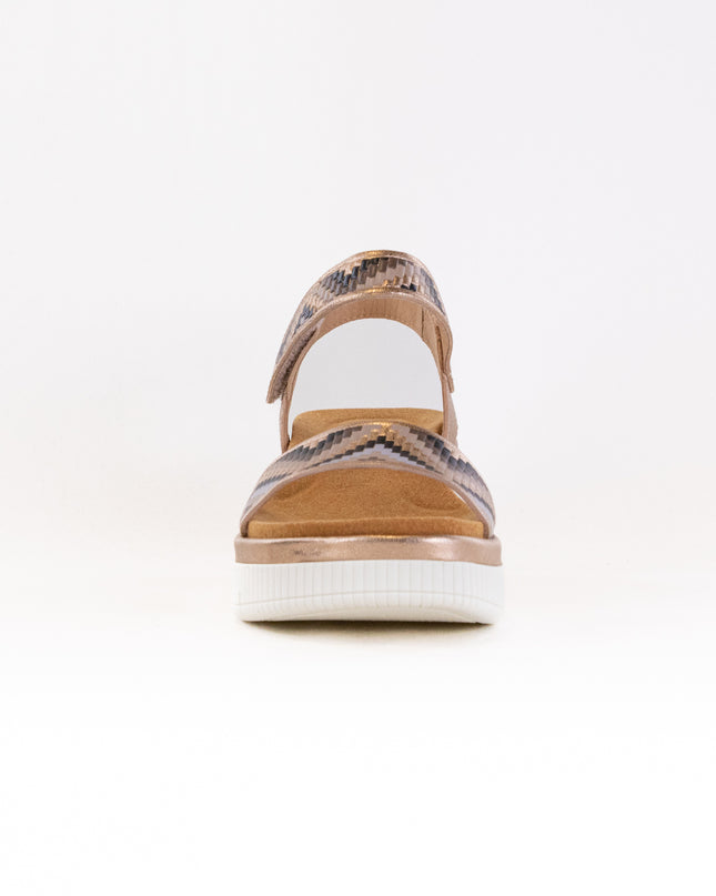 Pikolinos Gomera Pattern Wedge Sandal (Women's) - Champagne