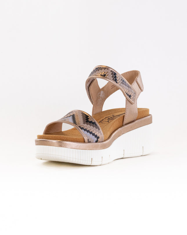 Pikolinos Gomera Pattern Wedge Sandal (Women's) - Champagne