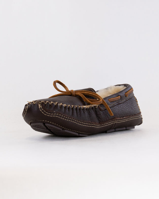 Minnetonka 3752 Moc (Men's) - Chocolate Brown Leather