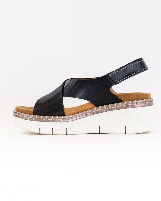 Pikolinos Gomera Wedge Sandal (Women's) - Black