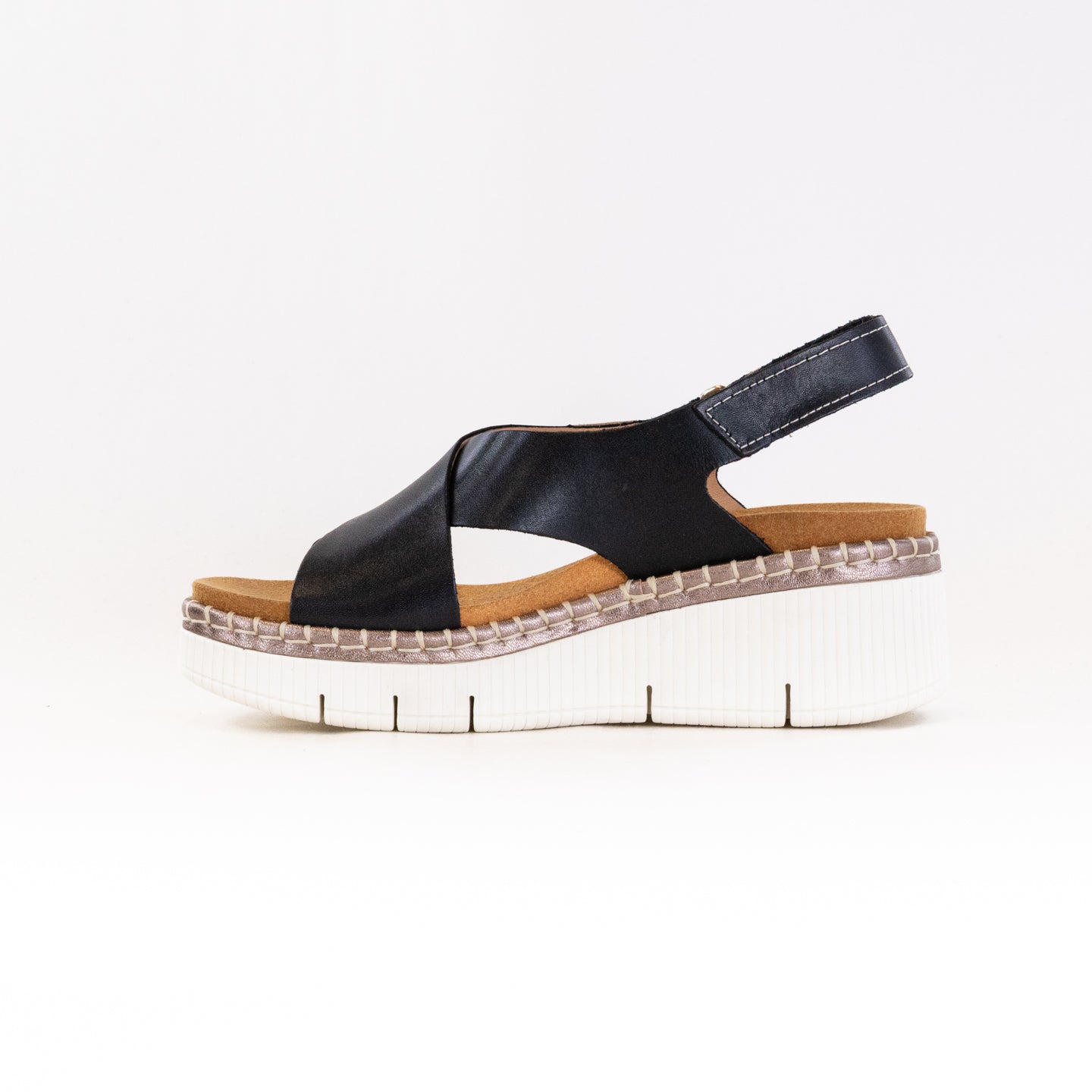 Pikolinos Gomera Wedge Sandal (Women's) - Black