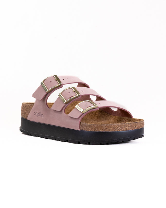 Birkenstock-Papillio Florida III Flex Platform (Women's) - Pink Clay