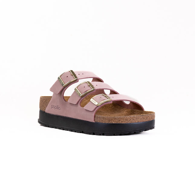Birkenstock-Papillio Florida III Flex Platform (Women's) - Pink Clay
