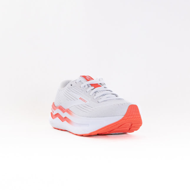 Brooks Ghost Max 2 (Women's) - White/Hot Coral