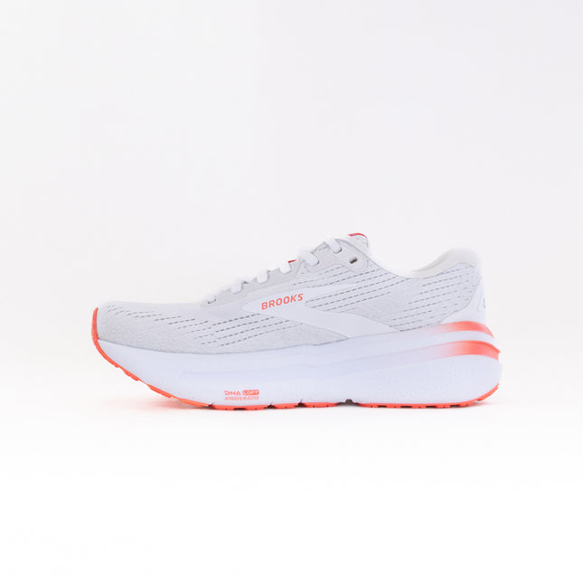 Brooks Ghost Max 2 (Women's) - White/Hot Coral