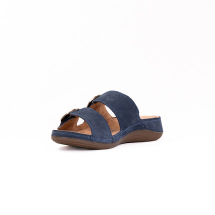 Clarks Cecily Step (Women's) - Navy Nubuck