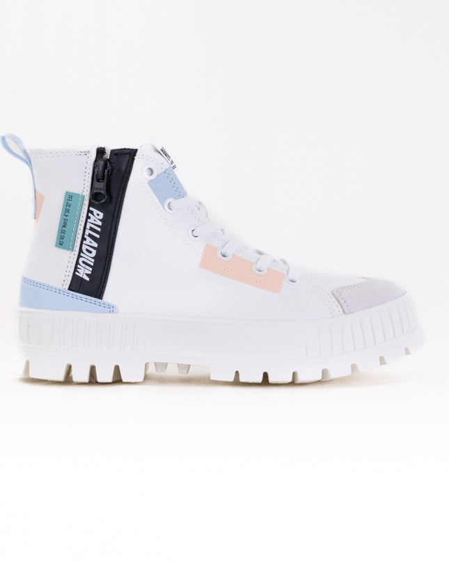 Palladium Pallashock Backzip 2 (Women's) - Star White