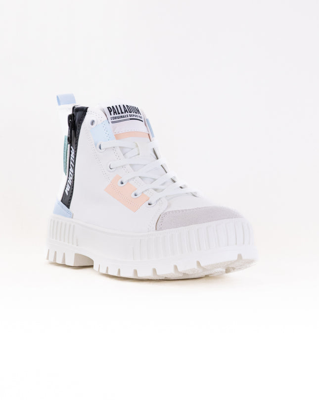 Palladium Pallashock Backzip 2 (Women's) - Star White