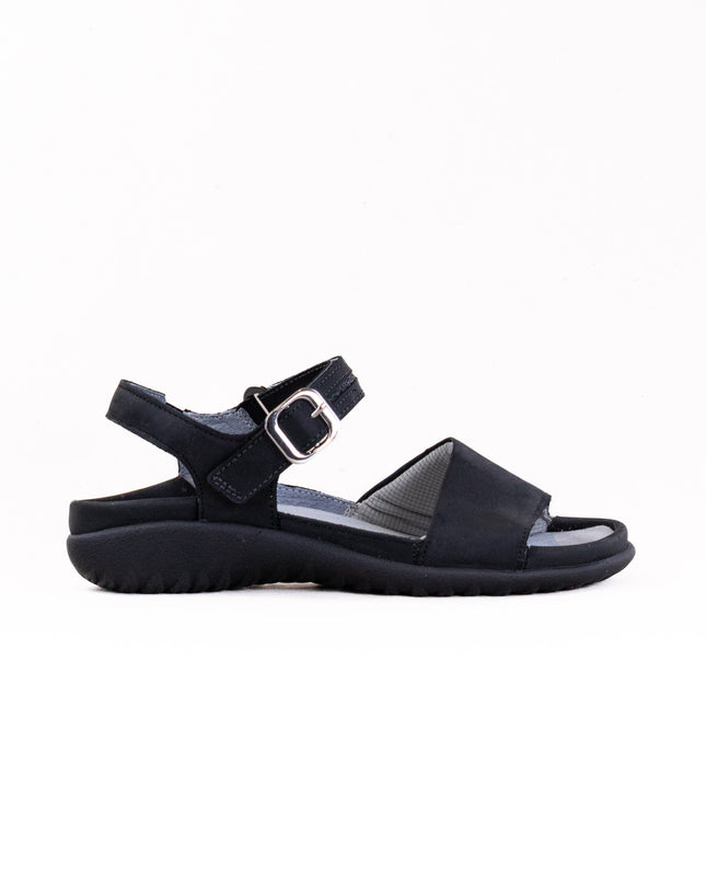 Naot Nagoya (Women's) - Ebony Nubuck/Black Leather