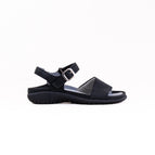 37 / EBONY NUBUCK/BLACK LEATHER