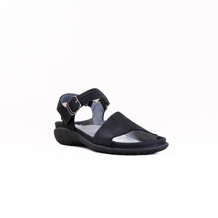 Naot Nagoya (Women's) - Ebony Nubuck/Black Leather