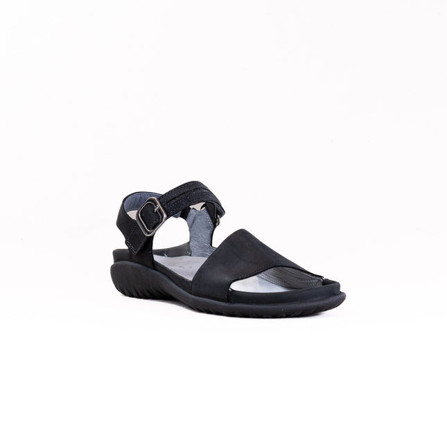 Naot Nagoya (Women's) - Ebony Nubuck/Black Leather