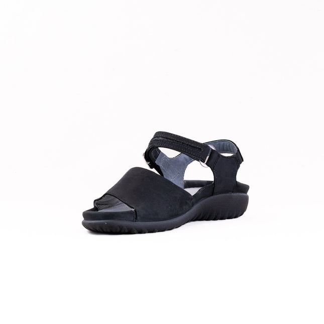 Naot Nagoya (Women's) - Ebony Nubuck/Black Leather