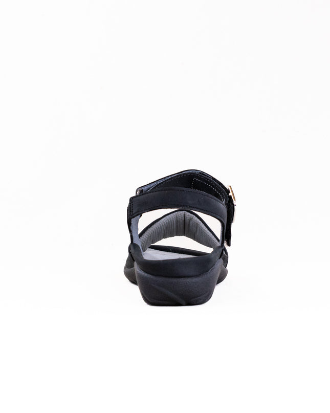 Naot Nagoya (Women's) - Ebony Nubuck/Black Leather
