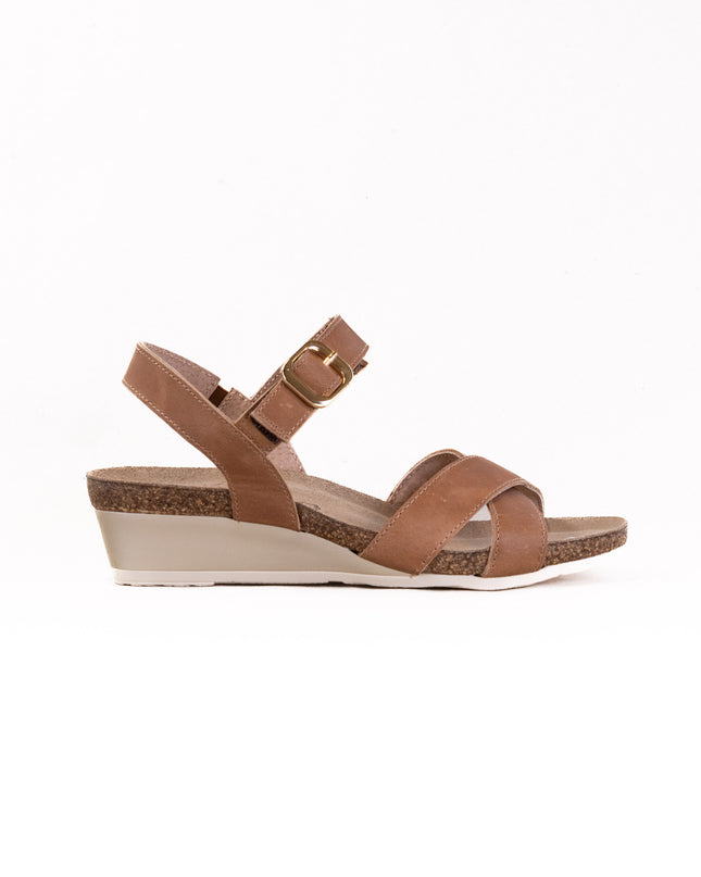 Naot Throne (Women's) - Latte Brown Leather