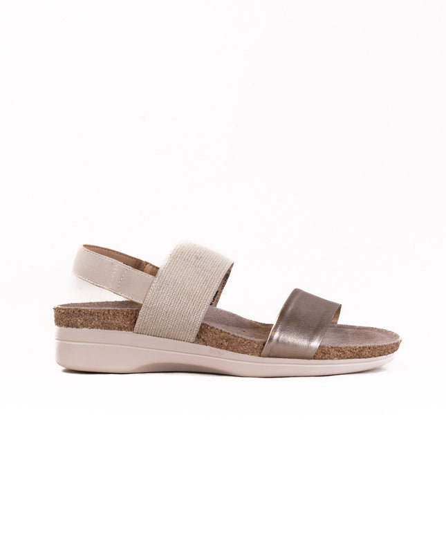 Drew Maeve Sandal (Women's) - Natural Metallic Combo