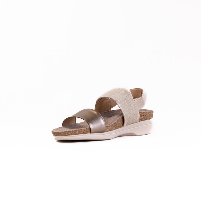 Drew Maeve Sandal (Women's) - Natural Metallic Combo