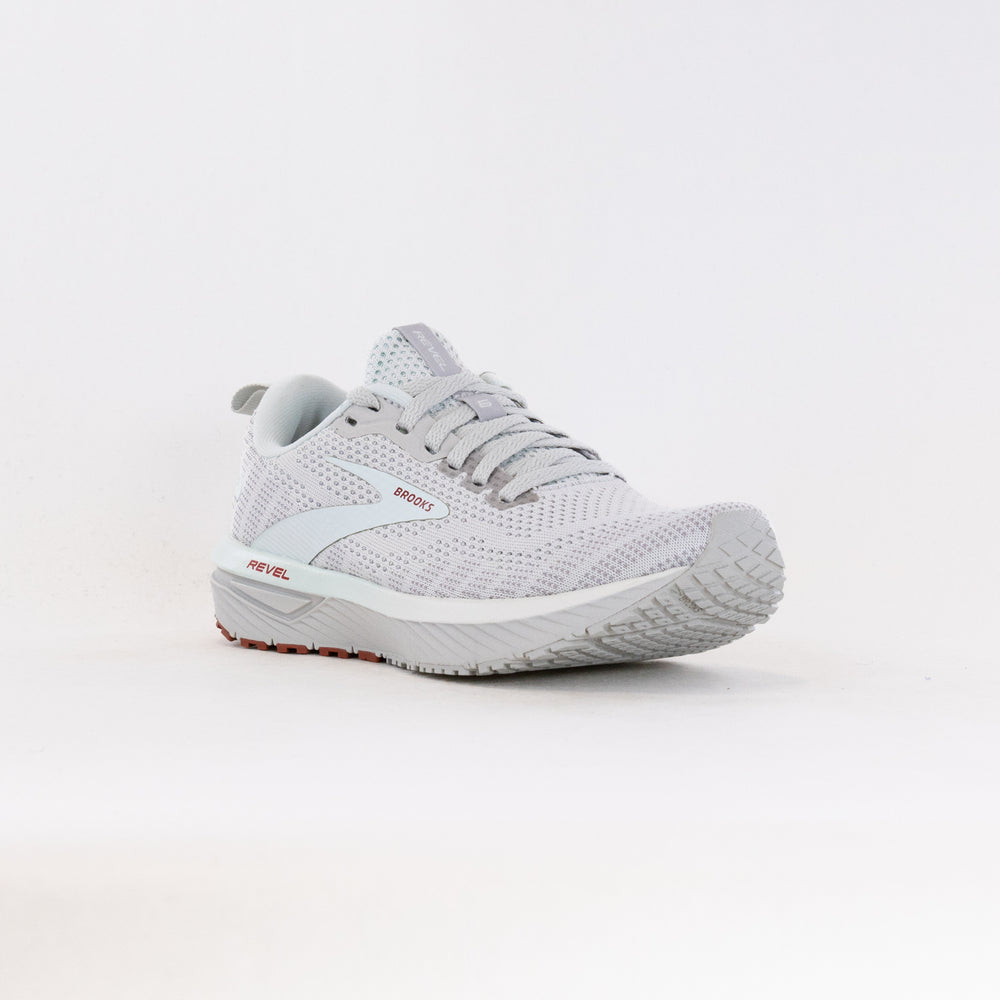 Brooks Revel 6 (Women's) - Oyster Mushroom/Alloy/Blue