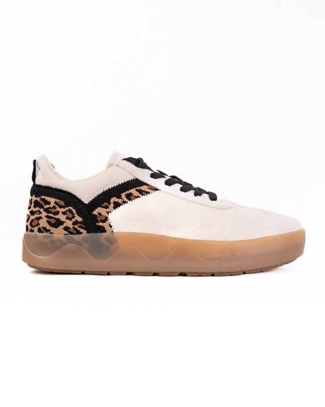 Ros Hommerson Stella (Women's) - Cream Leopard Knit