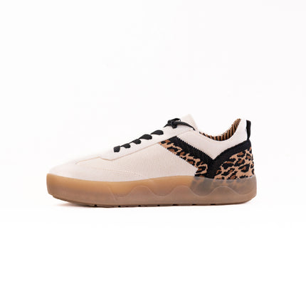 Ros Hommerson Stella (Women's) - Cream Leopard Knit