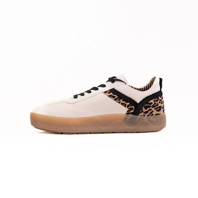 Ros Hommerson Stella (Women's) - Cream Leopard Knit