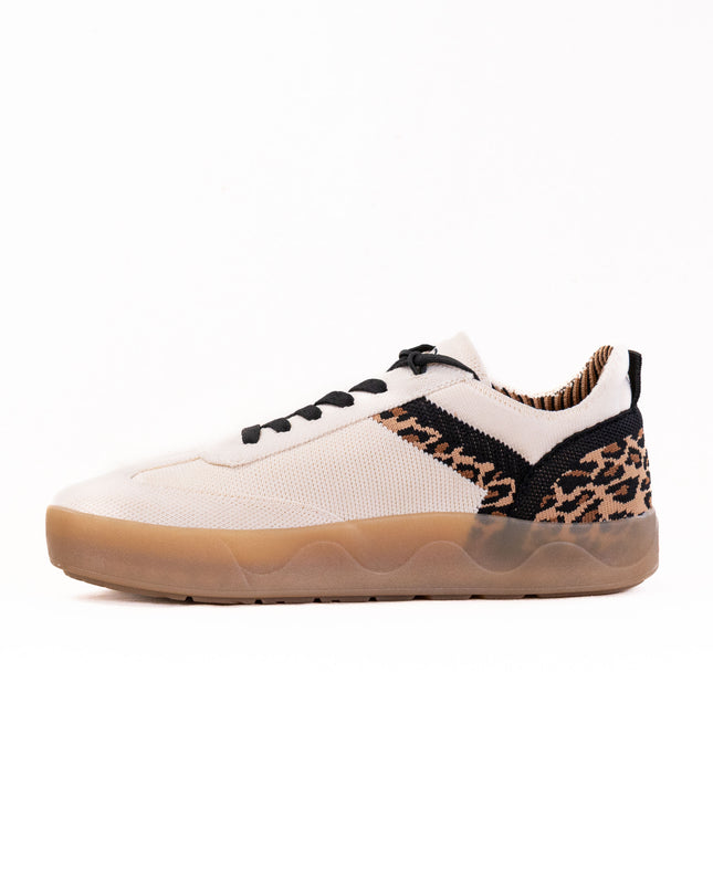 Ros Hommerson Stella (Women's) - Cream Leopard Knit