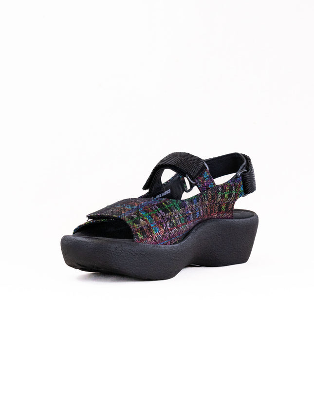 Wolky Jewel (Women's) - Giza Print Black Multi