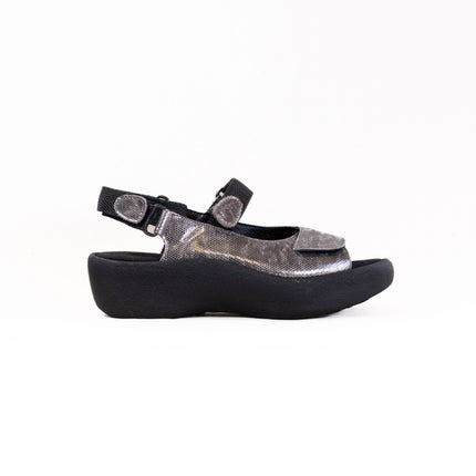 Wolky Jewel (Women's) - Shimmer Leather Metal