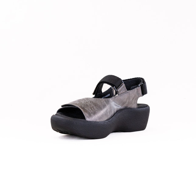 Wolky Jewel (Women's) - Shimmer Leather Metal