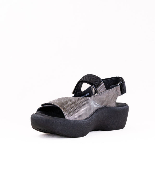 Wolky Jewel (Women's) - Shimmer Leather Metal