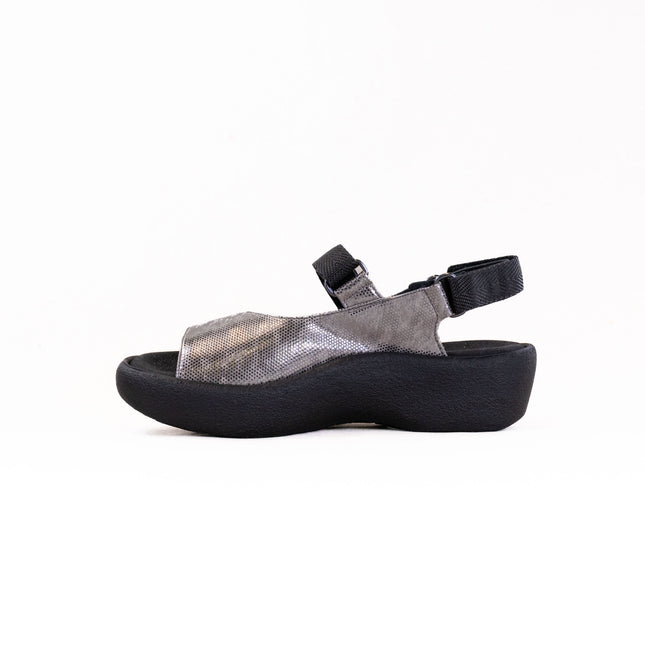 Wolky Jewel (Women's) - Shimmer Leather Metal