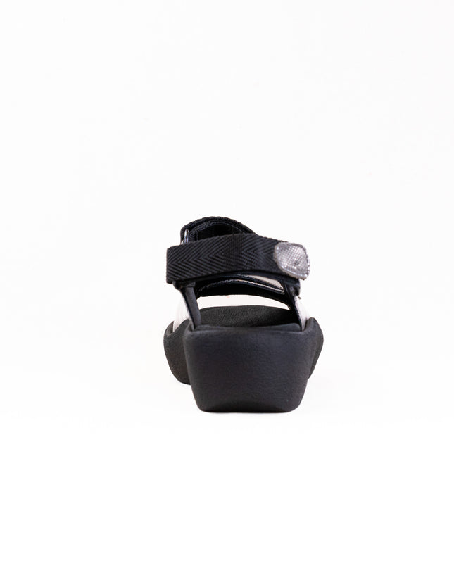 Wolky Jewel (Women's) - Shimmer Leather Metal
