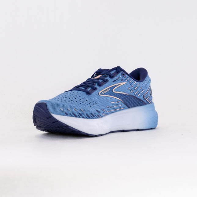 Brooks Glycerin 20 (Women's) - Blissful Blue/Peach/White