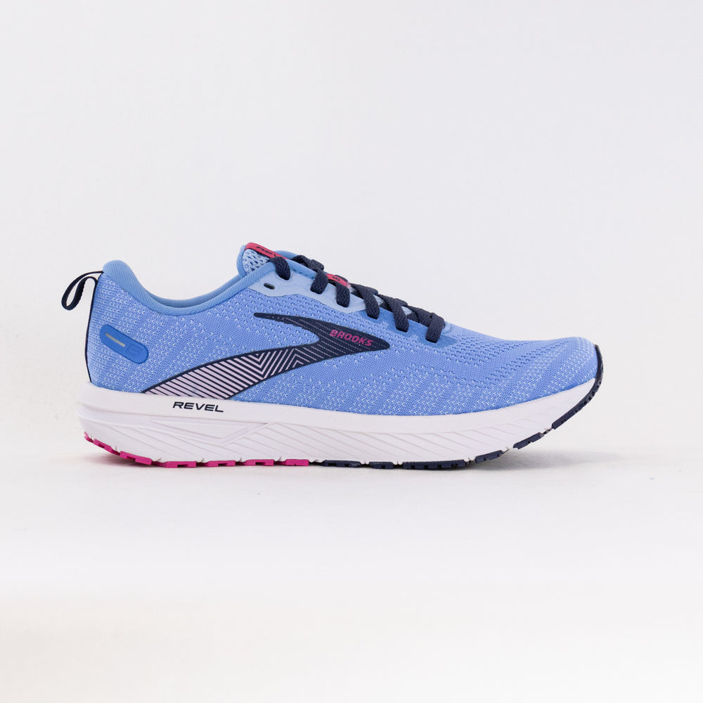 Brooks Revel 6 (Women's) - Marina/Lilac Rose/Pink Lady