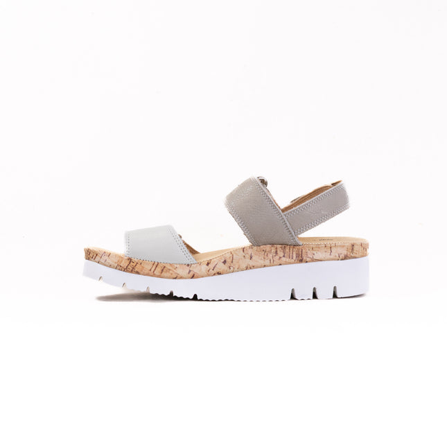 Samuel Hubbard Portola Two Strap Sandal (Women's) - White Leather